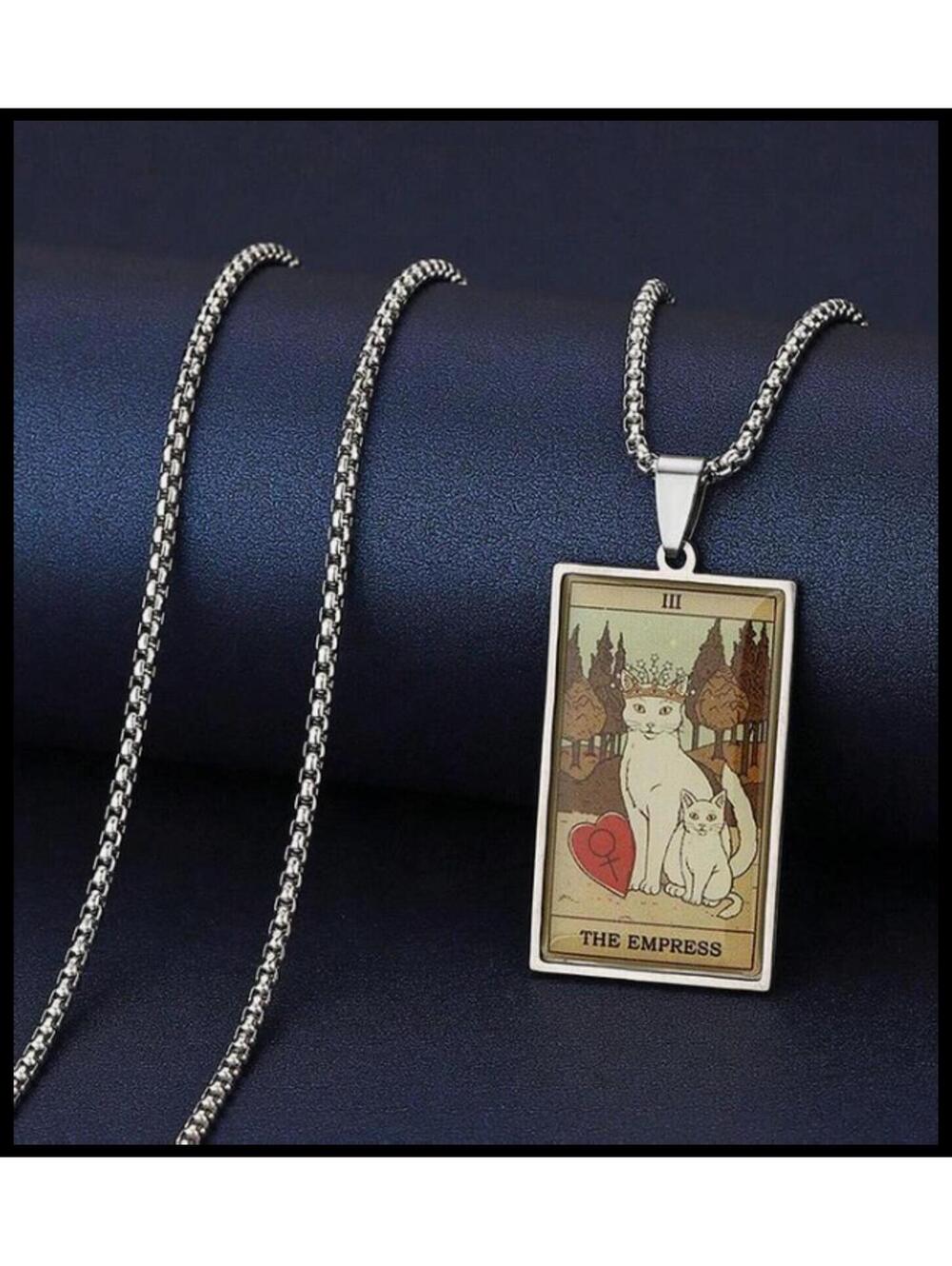 The empress tarot - Necklace - Stainless Steel - 20"